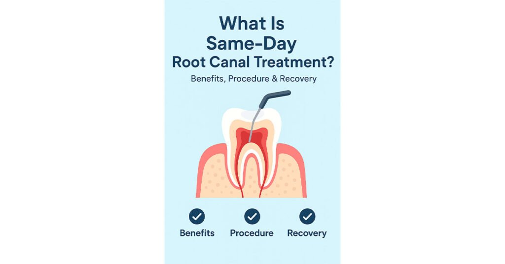 What Is Same-Day/ Single Visit Root Canal Treatment?